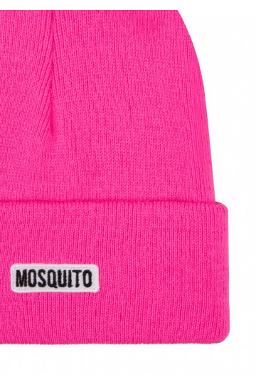 Raspberry pink knitted beanie 2