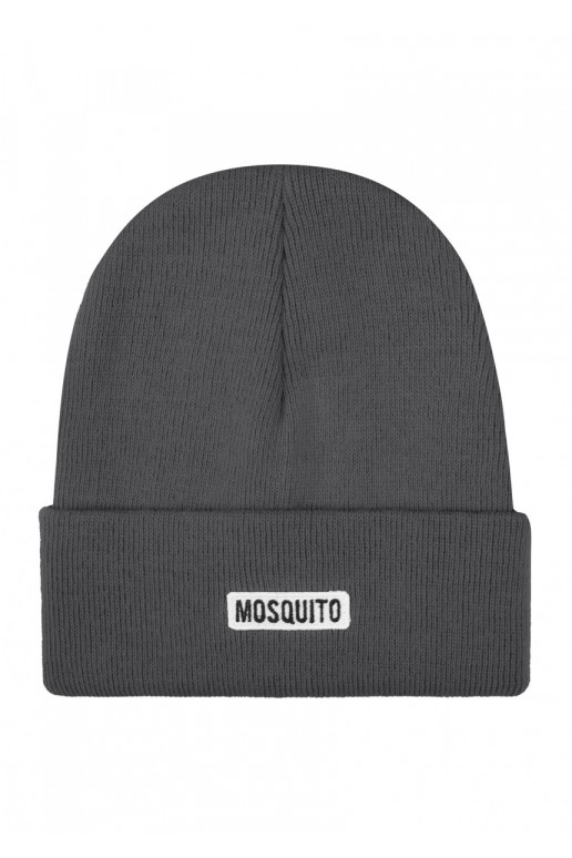 Graphite knitted beanie