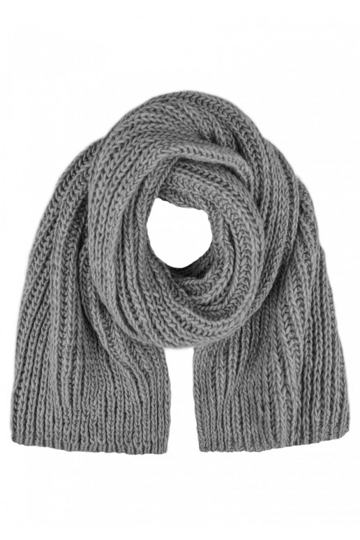Graphite grey scarf
