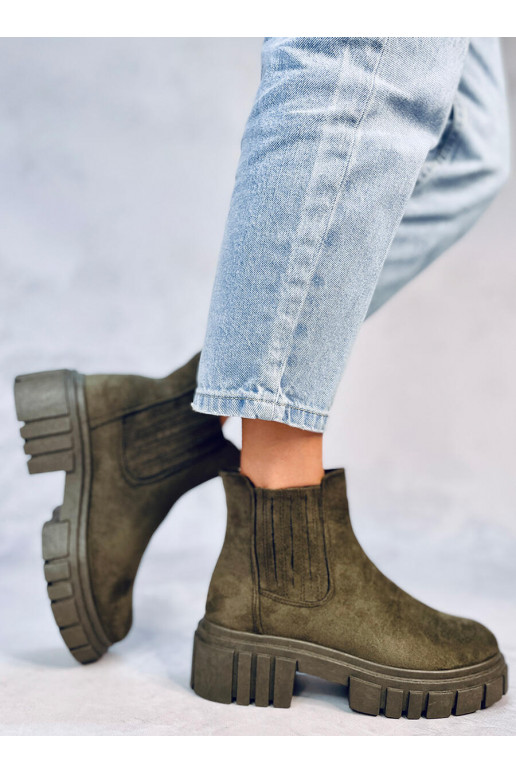 Stylish women's boots LEIGH GREEN