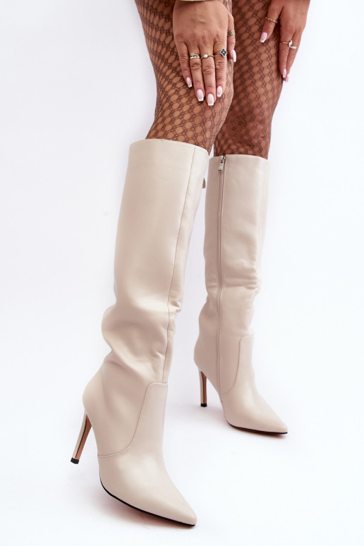 Buy Flat n Heels Womens Beige Ankle Length Boots at Amazon.in