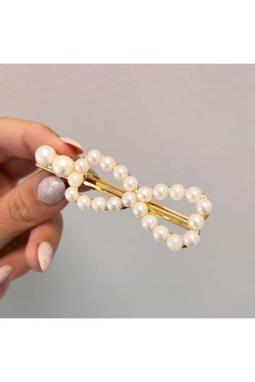 Milledeux® pearl hair clip – square – Milledeux