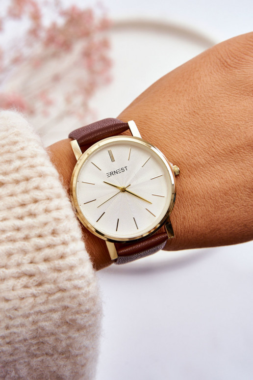Women's Watch With Gold Case Ernest Brown Vega