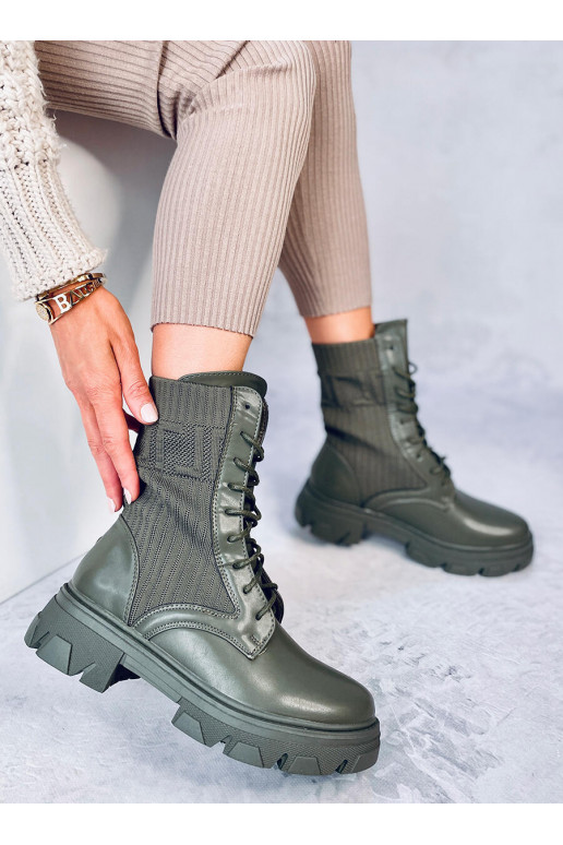 high riding boots  CALLING GREEN