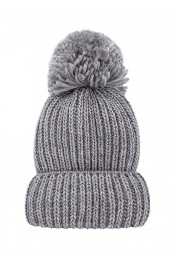 Grey winter hat