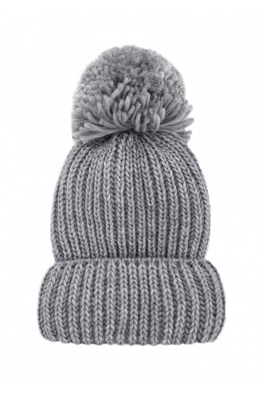 Grey winter hat