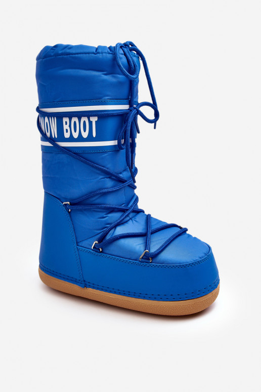 Women's High Snow Boots Blue Venila