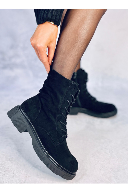Boots  of suede LAVEY BLACK