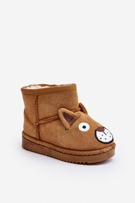 Children's Insulated Boots Snow Boots Camel Vavena