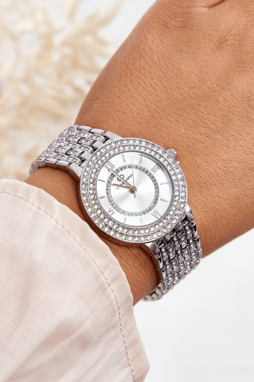 Women's Watch with Decoration Giorgio&Dario GDM1558S Silver