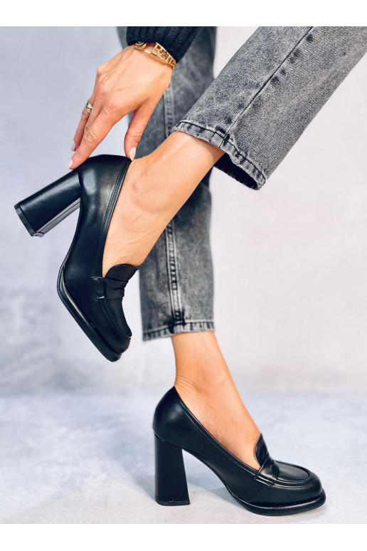 Shoes on the heel TREVIA BLACK