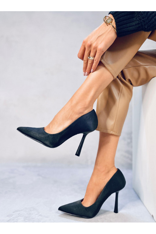 high-heeled shoes  LESLEY BLACK
