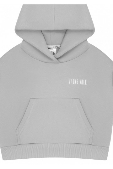 Pure - Gray rock kids hoodie 2