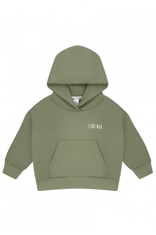 Pure - Olive kids hoodie