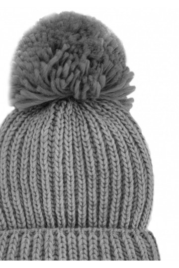 Naluu - Graphite grey winter hat 2