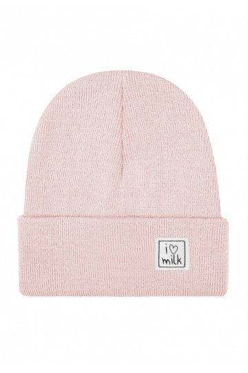 Winter powder pink kids beanie 2