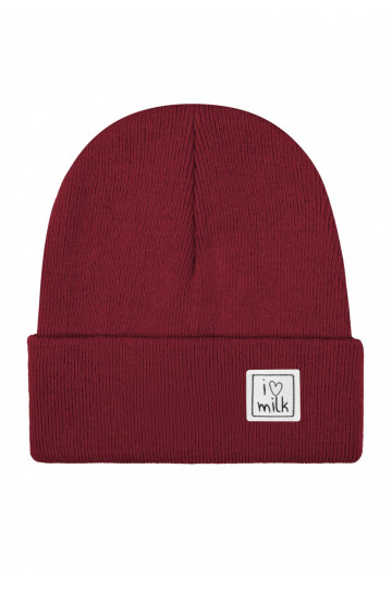 Winter cherry red kids beanie