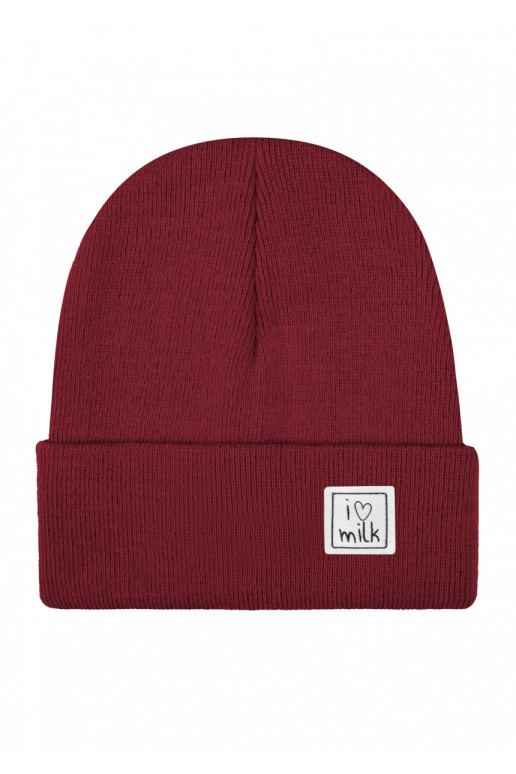 Winter cherry red kids beanie