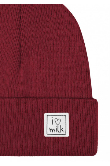Winter cherry red kids beanie 2