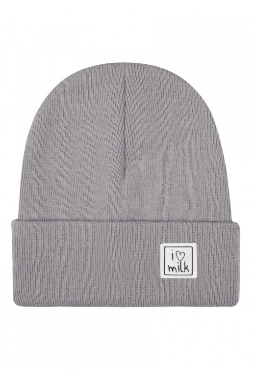 Winter grey kids beanie