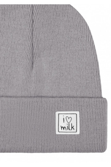 Winter grey kids beanie 2