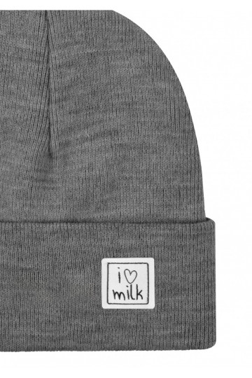 Winter graphite melange kids beanie 2