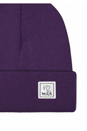 Winter purple kids beanie 2