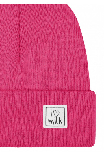 Winter magenta pink kids beanie 2