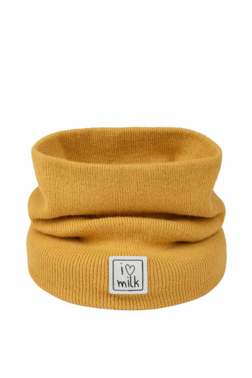 Kids yellow knitted snood
