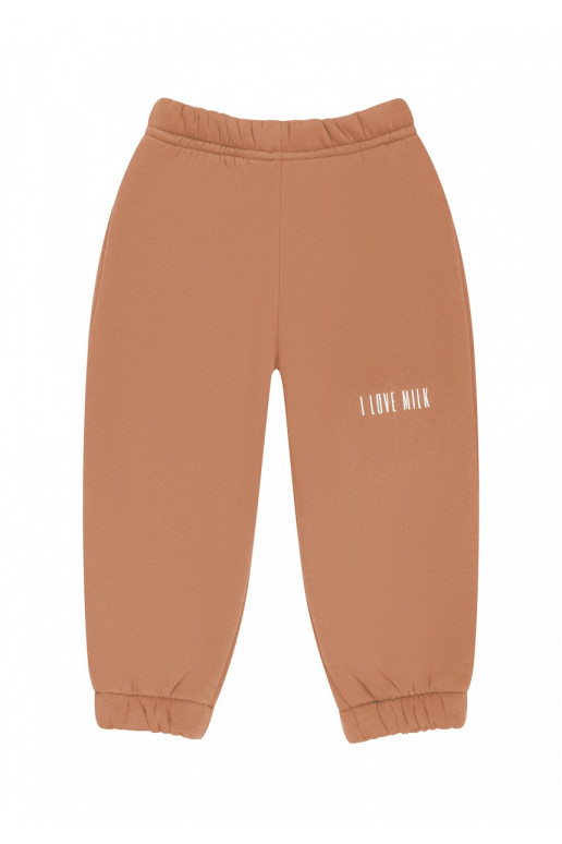 Pure - Dusty orange kids sweatpants