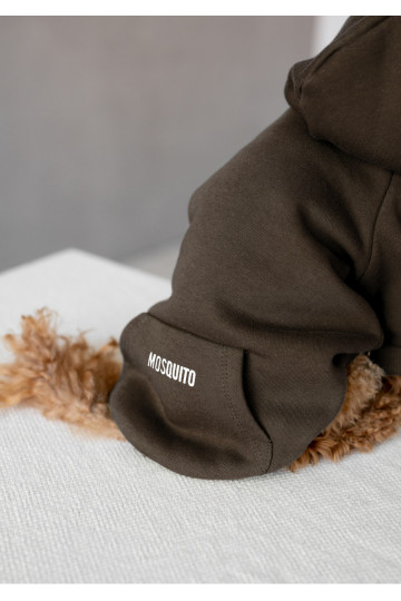 Pure - Savannah tan brown dog hoodie 2