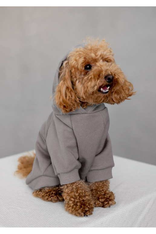 Pure - Taupe beige dog hoodie