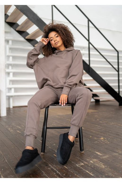 Hoody - Savannah tan brown sweatpants