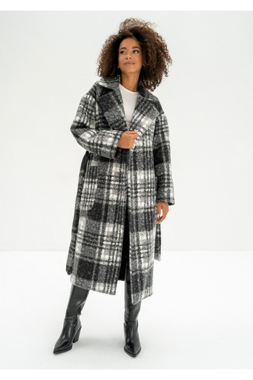 Blade - Checked boucle coat