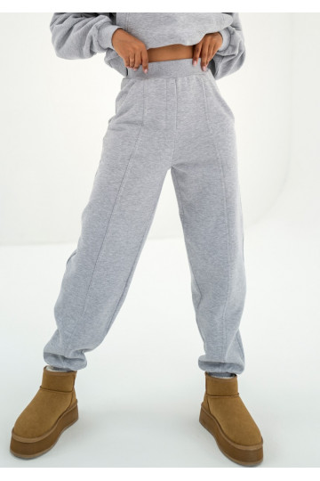 Camp - Grey melange sweatpants 2
