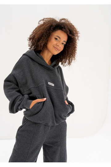 Camp - Dark melange hoodie 2