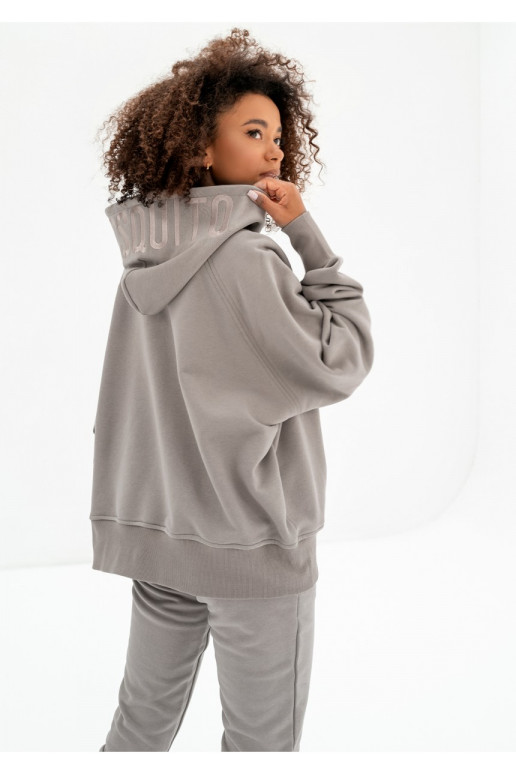 Hoody - Simply taupe oversize hoodie