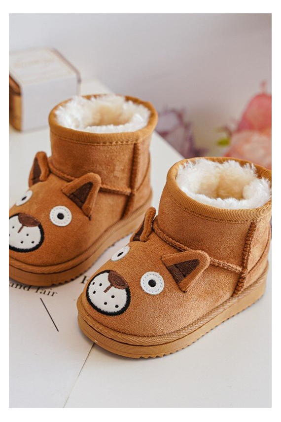 Children's Insulated Boots Snow Boots Camel Vavena
