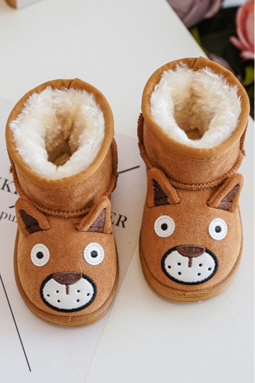 Children's Insulated Boots Snow Boots Camel Vavena Children's Insulated Boots Snow Boots Camel Vavena