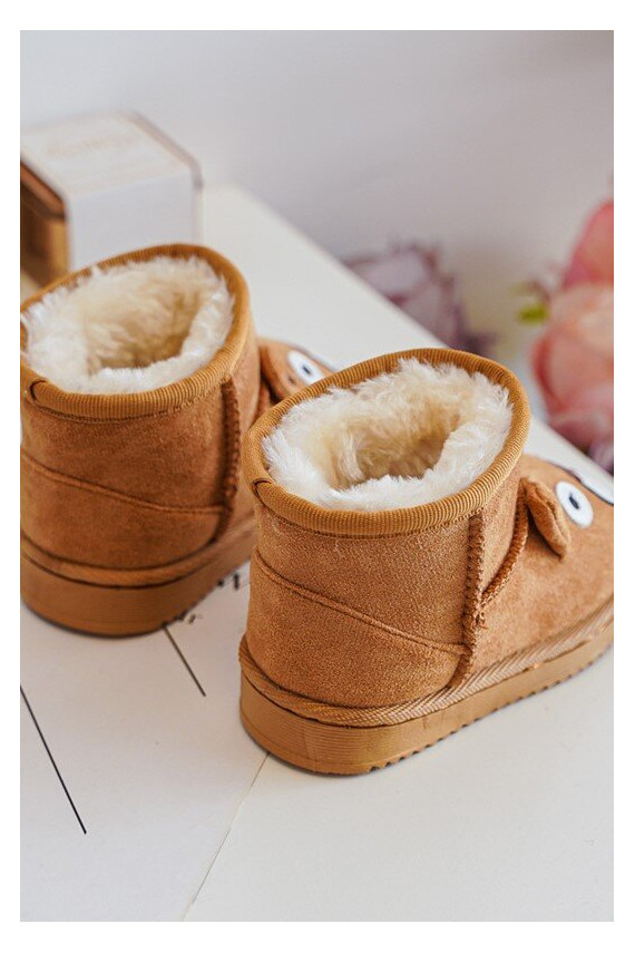 Children's Insulated Boots Snow Boots Camel Vavena