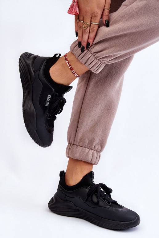 Women's Sneakers Memory Foam System Big Star LL274419 Black Women's Sneakers Memory Foam System Big Star LL274419 Black