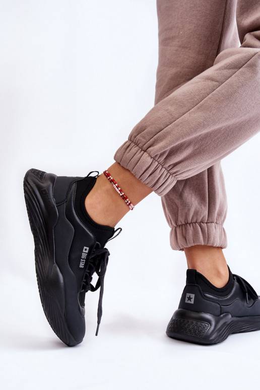 Women's Sneakers Memory Foam System Big Star LL274419 Black Women's Sneakers Memory Foam System Big Star LL274419 Black
