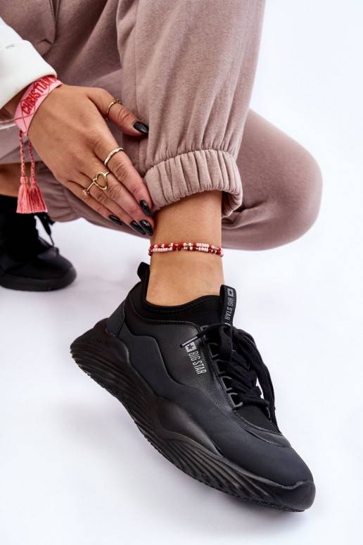 Women's Sneakers Memory Foam System Big Star LL274419 Black Women's Sneakers Memory Foam System Big Star LL274419 Black
