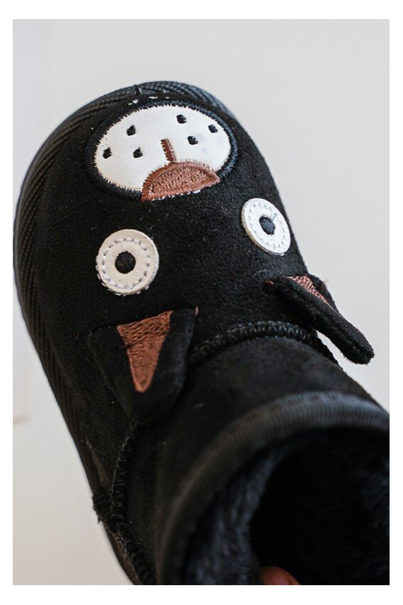 Children's Padded Snow Boots Black Vavena