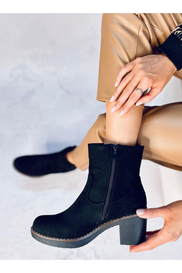 Boots with a rubber heel LINZI BLACK 2
