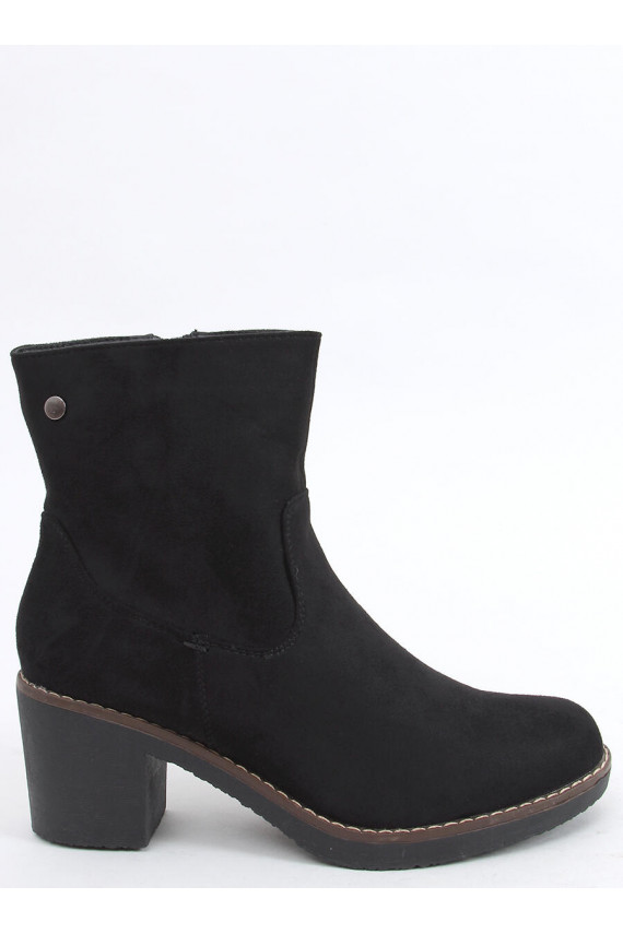 Boots with a rubber heel LINZI BLACK