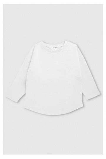 White basic kids sweatshirt