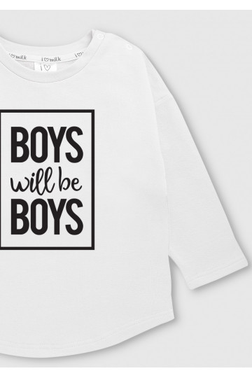 Ecru kids sweatshirt &quot;boys will...&quot; 2