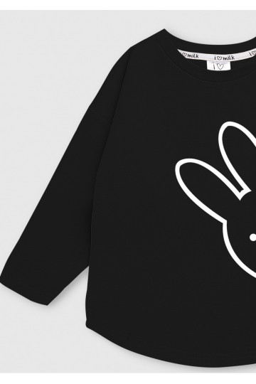 Black kids sweatshirt &quot;bunny&quot; 2