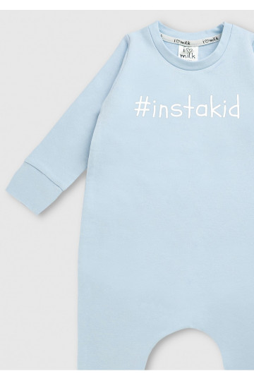 Light blue long sleeved romper &quot;instakid&quot; 2